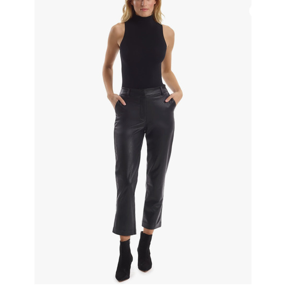 COMMANDO NWT Faux Leather 7/8 Trouser in Black // L - Picture 2 of 12